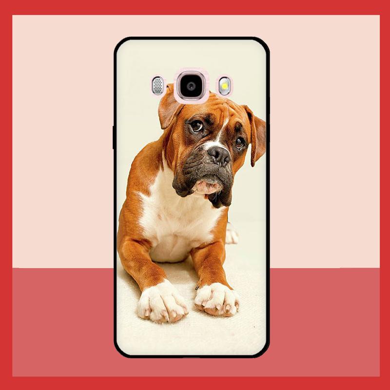 Boxer Dog Case For Samsung Galaxy J6 J4 Plus A6 A7 A8 A9 J8 2018 J3 J5 J7 2017 J1 A3 A5 2016 Cover