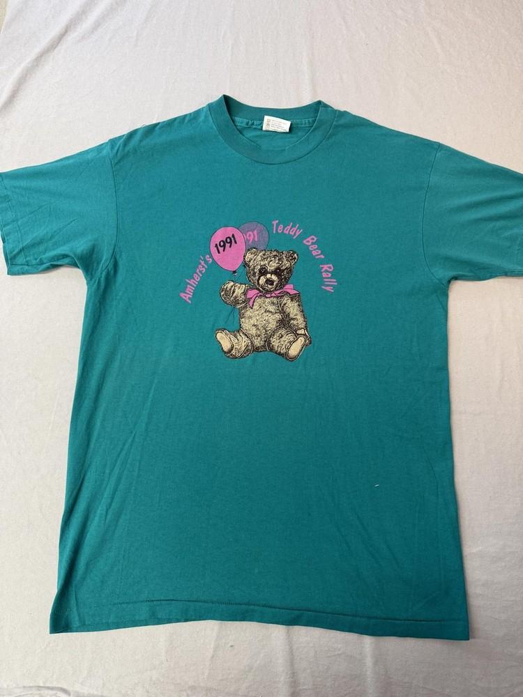 VTG Amherst s Teddy Bear Rally T-shirt 1991 Massachusetts Unisex T-Shirt S