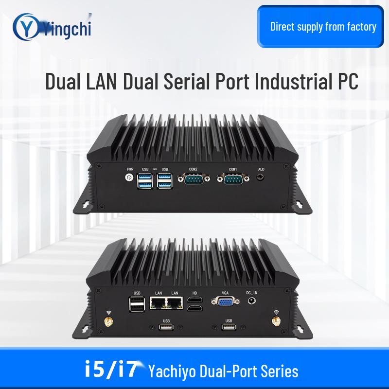 Yingchi Mini Fanless Industrial PC N100/N150 Core i3/i5/i7/J1900