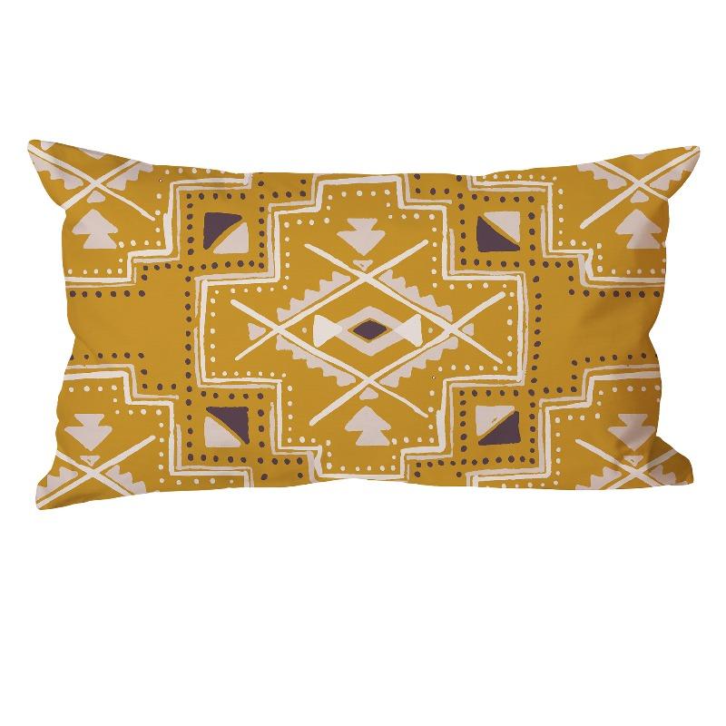 

Ретро Абстрактный Геометрический Этнический Стиль Наволочка Домашняя Диванная Подушка Наволочка 45X45cm without pillow core