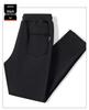 Men's Plus Size Fleece-Lined Winter Sports Sweatpants with Zip Pockets