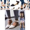 Elegant Womens Ballet Ballerina Flats With Ankle Strap And Snake Print Design