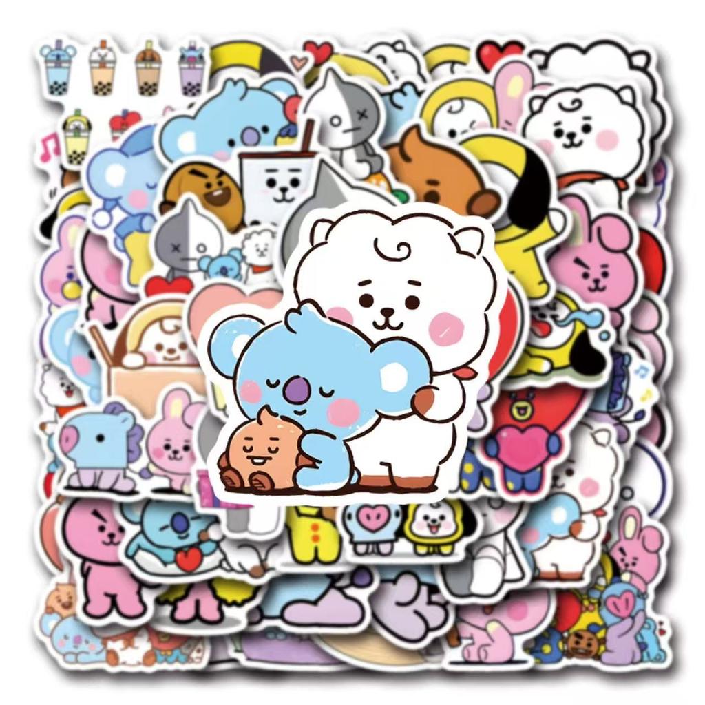 BTS Stickers,Stickers for Laptop Journal Skateboard Guitar Luggage