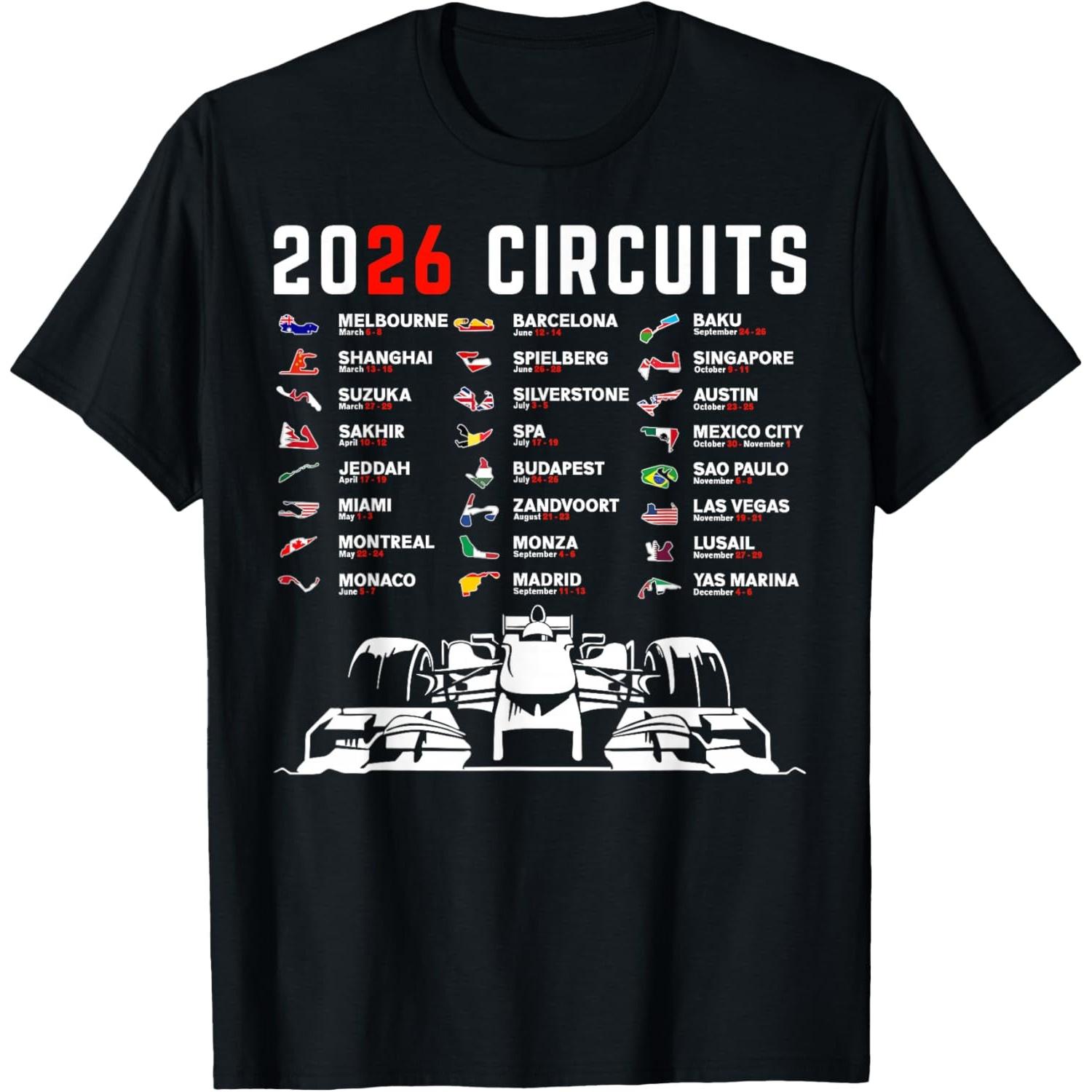 Racing Car Silhouette T-Shirt S чёрный