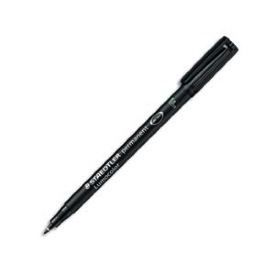 Feutre Rétroprojection Permanent 0.6mm Noir - STAEDTLER - Lot De 10 - Indélébile - Fine