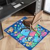 Dragon Quest Slimes Printed Absorbent Washable Carpet,Non-Slip Bathroom Mats,Kitchen Rugs,Living Room Entrance,Camping Picnic Rugs