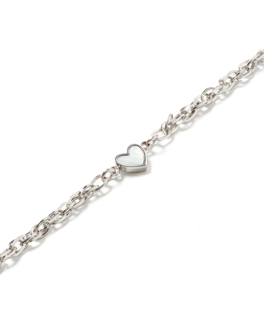 Polalita Surgical Chain Heart Bracelet (Plt-Br-004_Sv)