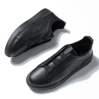 38-44 MEN'S Leather Loafers Non Slip Walking Flats Breathable Outdoor Slip On Casual Shoes for Man Work Office Driving Sneakers