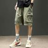 Summer American Black Work Shorts Men's Casual Mid-pants Loose Men's Five-point Pants