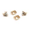 EDP1657-1 2 Pieces Sun Visor Shade Holder Hook Clips Beige Color for  A1 A3 A4 B7 B8 B9 A5 A6 C6 Q2 Q3 Q5 TT Seat Exeo