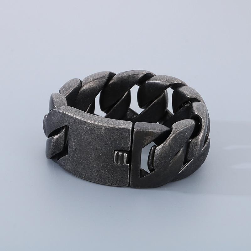 

Комплект браслетов из толстой цепи 31 мм, властный характер, большая золотая цепь, кубинская цепь, титановая сталь, мужское ожерелье Bracelet 20cm