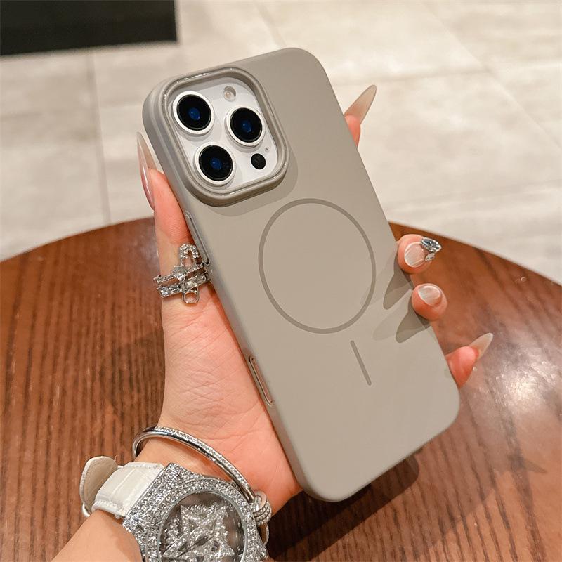 Apple 17 ProMax Frosted Magnetic Case - Skin Feel, High-End Protective for iPhone 16