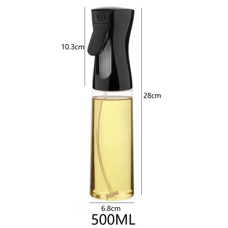 1pc Oil Spray Bottle Kitchen Household Barbecue Olive Oil Cooking Oil Spray Pot Atomization Fat Reduction Oil Spray Artifact Oil Spray