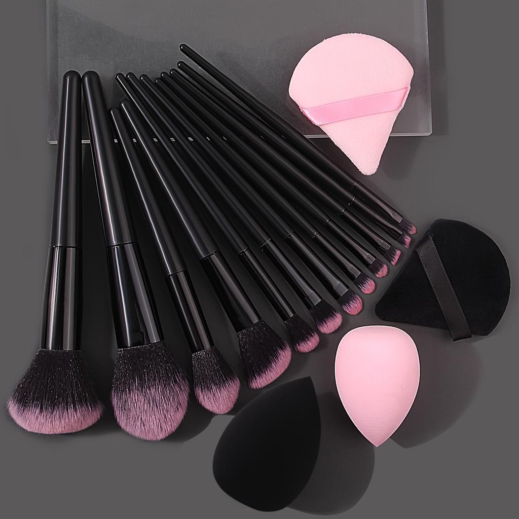 12Pcs Soft Makeup Brushes Set for Cosmetic Beauty Foundation Blush Powder Eyeshadow Concealer Blending Make Up Brush