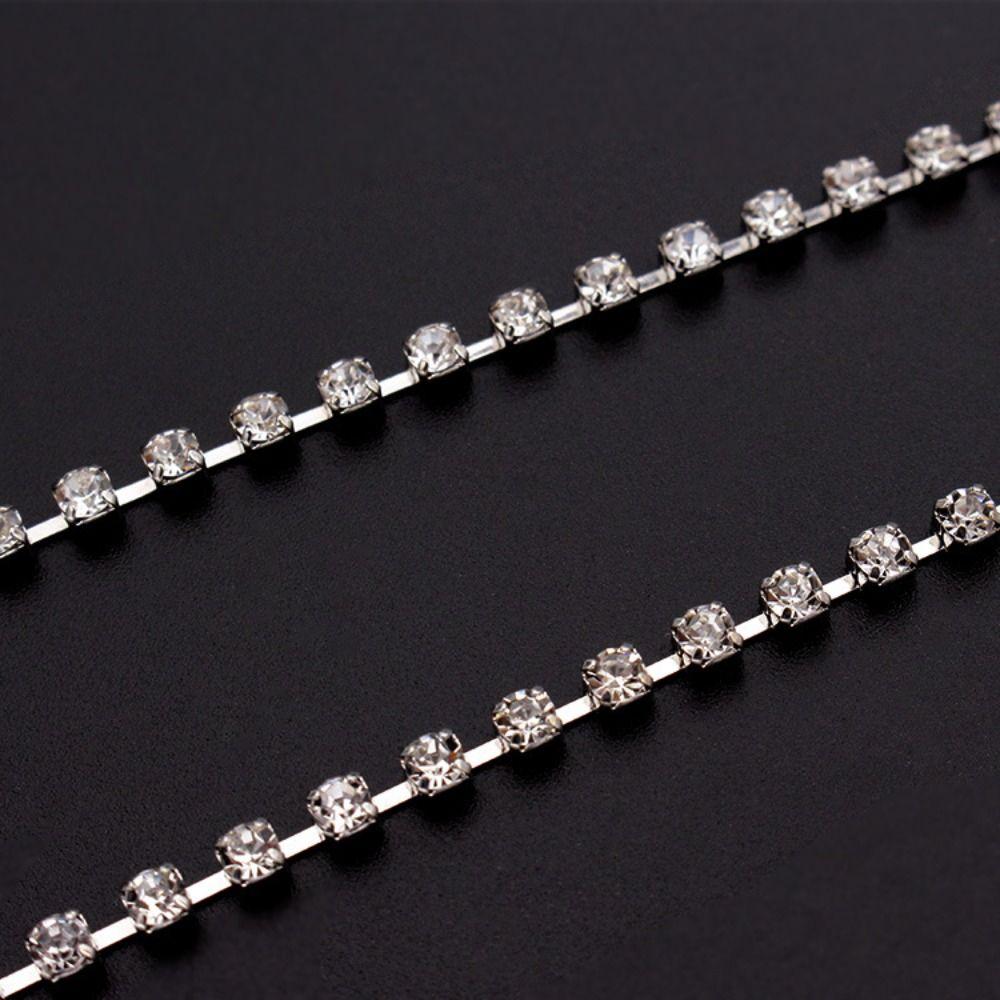 Fashion Metal Bras Straps Aniti-slip Pearl Shoulder Straps Adjustable Rhinestone Underwear Strap