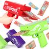 New And Peculiar Electric Money Spray Gun Money Gun Cartoon Money Spray Toy Banknote Gun Party Wedding Shooting Money