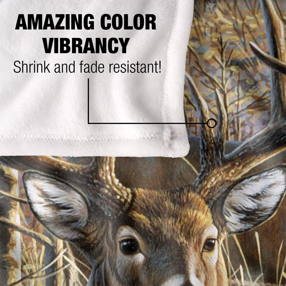 JQ Licensing Hunting Challenge Silky Deer Supersoft Blanket