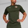 Puma Manchester City FW24 Fashion Logo Training Short Sleeve Retro Football Shirt Men tops Green 777521-13