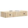 Wall Mounted Side Table Sonoma Oak 87.5 X 34.5 X 17 Cm