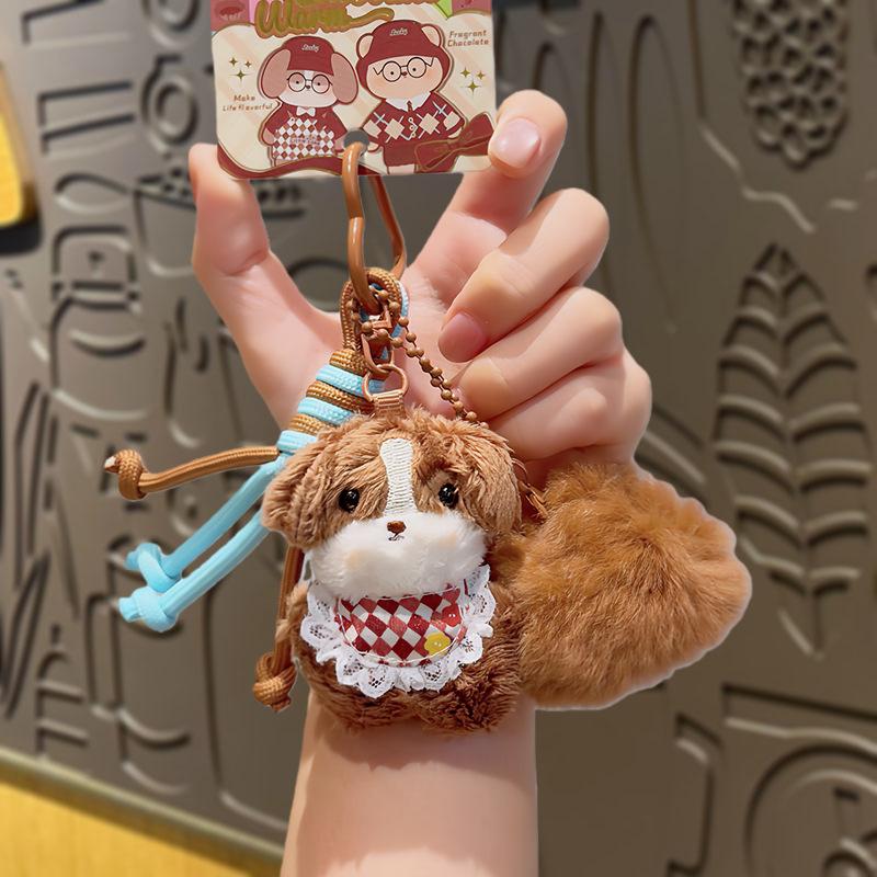 Cartoon Keychain Pendant, Plush Toy, Creative and Personalized Schoolbag Hanger, Doll, Cute Little Accessory