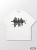 / Oversized Cotton T-Shirt with y2k Print
