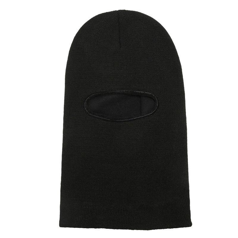 Winter Outdoor Knitted Hat Thick Warm All Inclusive Cap Fashion Gift Color Solid