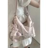Bow backpack bag women's fashion Korean tote bag casual large capacity shoulder backpack