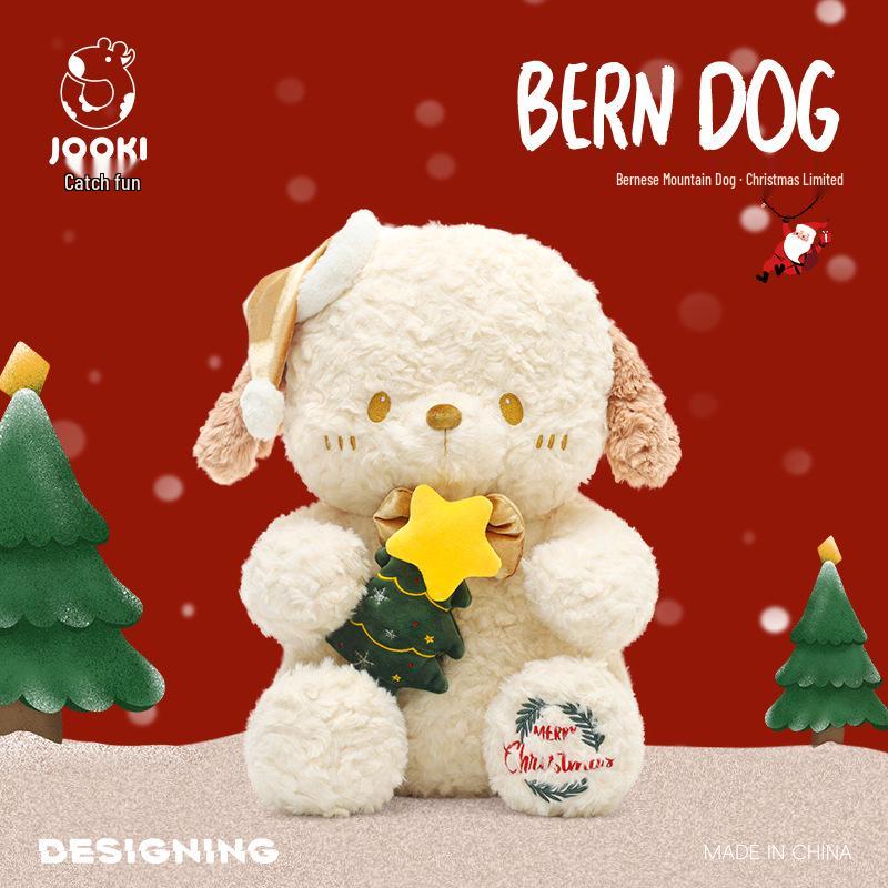 Catch Fun Bernese Puppy Plush Toy - Adorable Stuffed Animal Sleeping Pillow, Small Doll Birthday Gift for Girls