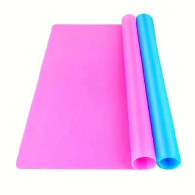2 Pcs Transparent High-temperature Resistant Silicone Pad Resin Pad Tool Pad Resin Process Casting Preventing Dirt and Slipping  Jewelry Making Pad