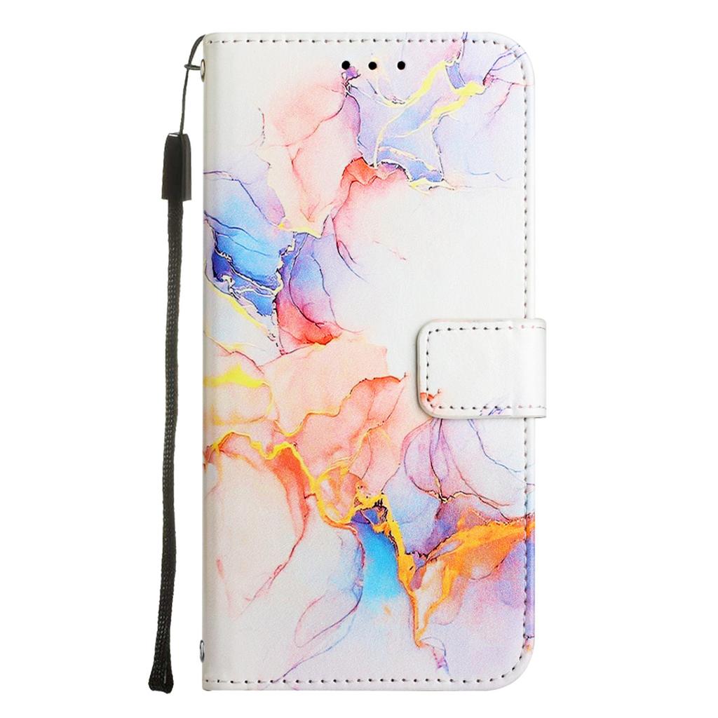 Suitable for Samsung A23 Japanese Version of Marble Flip Leather Case Samsung A22 Magnetic Insertion Card Leather Case