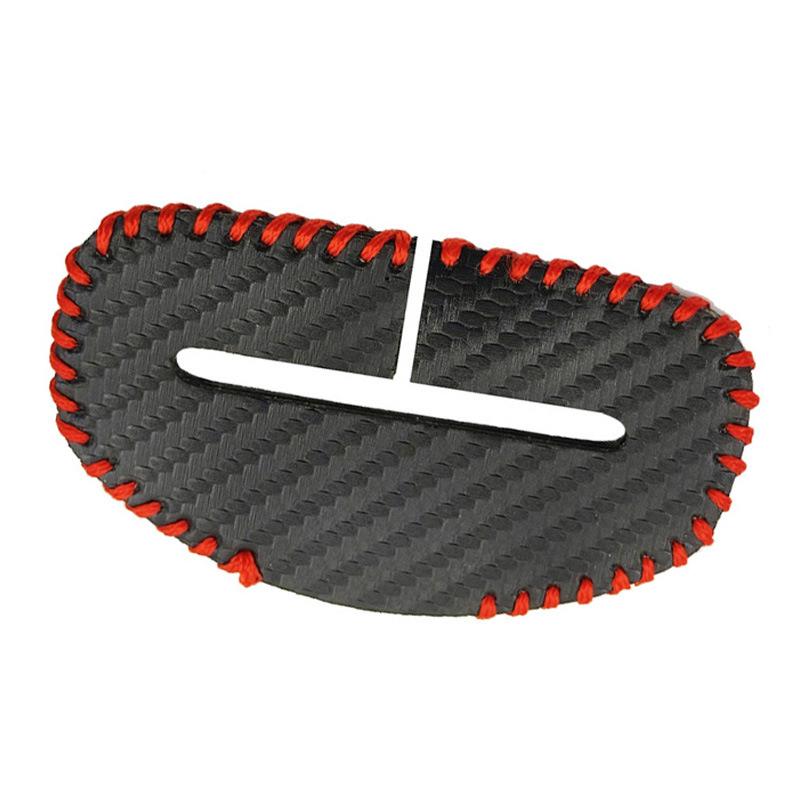 2Pcs Pu Leather Protection Wear Universal Car Seat Belt Buckle Cover Protector Anti-Collision Case Car Interior Accessories
