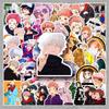 50 Jujutsu Kaisen Anime-Sticker: Süße japanische Cartoon-Charaktere für Notizbücher & Gitarren
