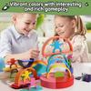 Children's Wooden 4-in-1 Rainbow Arch Bridge Stacking Blocks Early Education Toy