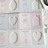 10Pcs/Pack Hollow Window Folding Back Card Kpop 3 Inch Photocard Holder Diy Small Card Decorative Packaging Material