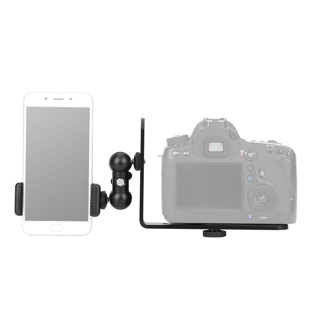 SLR Spiegellose Kamera Befestigungshalterung Handyhalterung Installierbares Handy LED-Licht