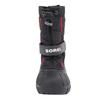 SOREL Children's Flurry Boots, NC5192 015 (Black and Red, Size 14, Junior)