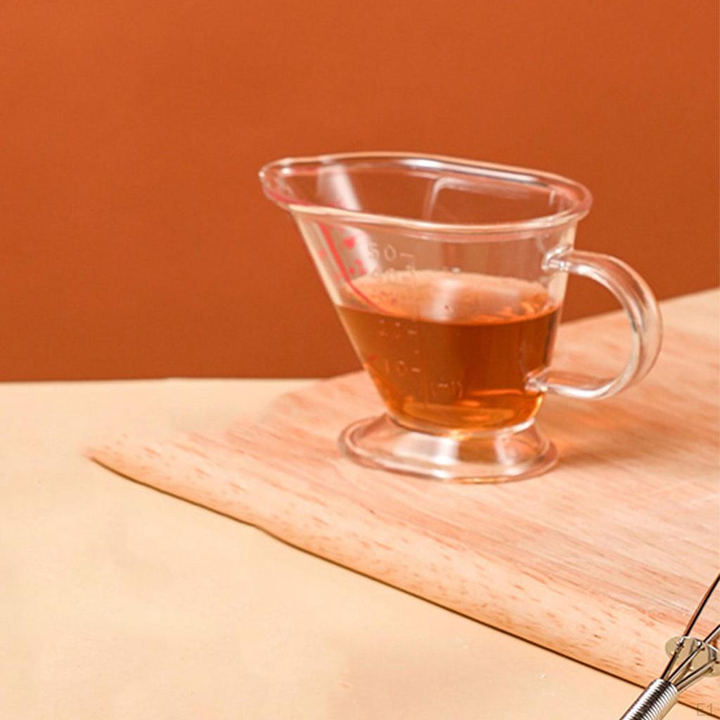 Measuring Cup 50ml Heat-Resistant Bpa- Scale Microwave and Dishwasher Jug for Baking Supplies