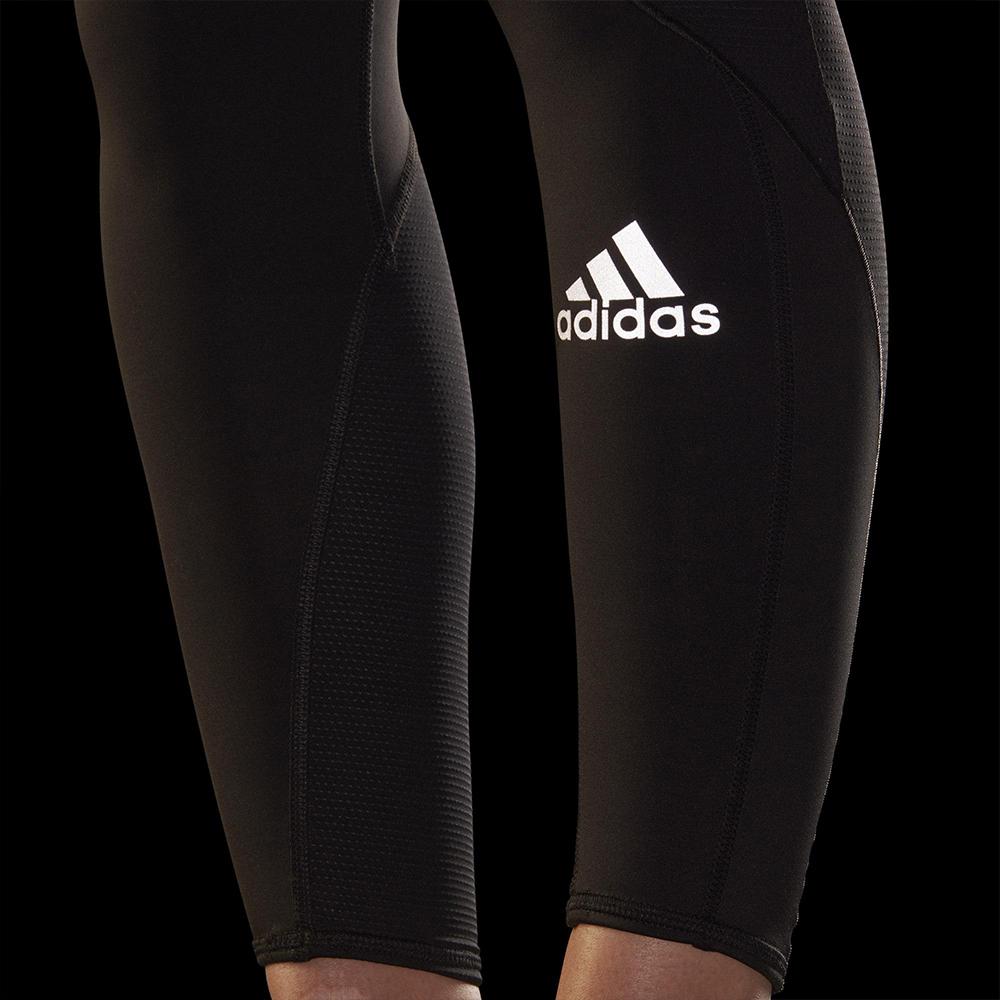 Adidas High-Waisted Elastic Fitness Running Tights Women Bottoms Black GH6850