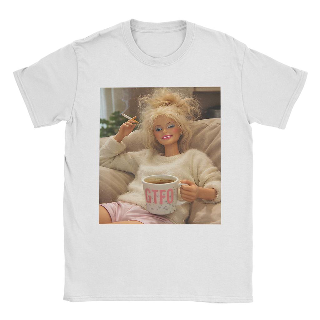 Funny Disgusting Doll Face Smoking Meme TShirt Men Funny Pure Cotton Tees Round Neck Short Sleeve T Shirt Gift Idea Clothing