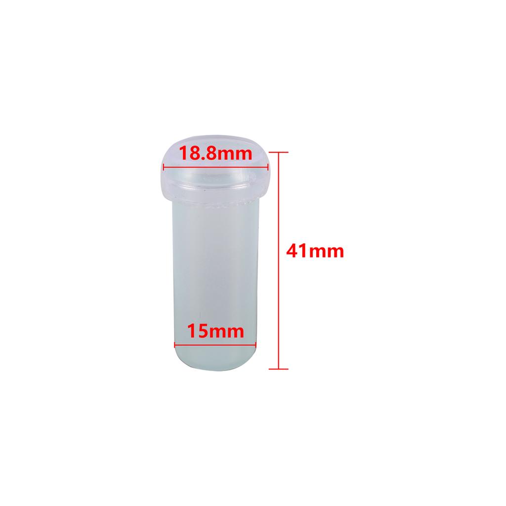 Transparent Flowers Plants Nutrition Tube With Cap Clear Fresh-Holding Floral Water Pipe Keep Plants Alive Hydroponic Container