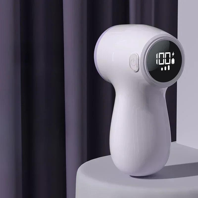 Tragbarer Fusselentferner für Kleidung Wiederaufladbarer Stoffrasierer 3 Geschwindigkeiten Elektrischer Fusselrasierer für Pullover USB Wiederaufladbar