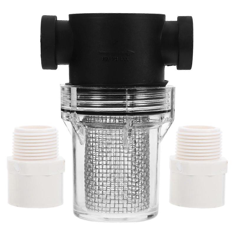 Portable Pipeline Filter Water Filter for Garden PVC Mesh Strainer