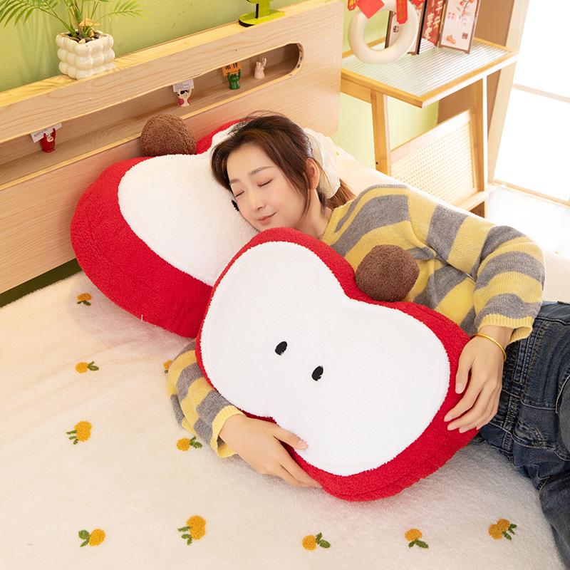 Cute apple throw pillow girl sleeping bay window tatami cushion sofa office waist seat pillow
