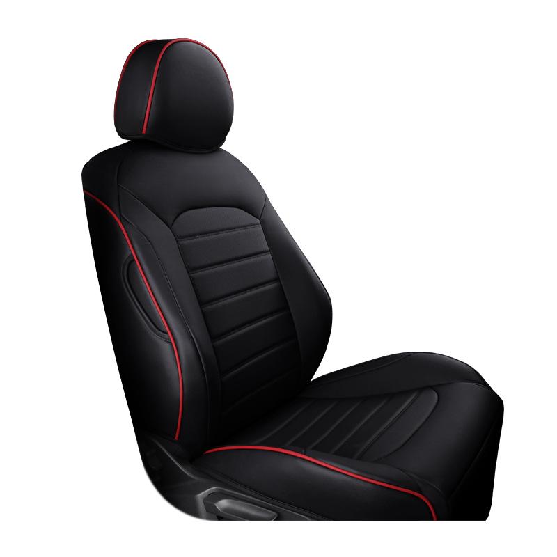 Durable Leather Golf Car Seat Cover – Universal Fit for All Seasons, Five-Seat Full Coverage.