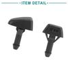 ACROPIX Front Windshield Washer Nozzle Windshield Washer Hose with 4 Connectors 2M Volvo Compatible with S40 Black 7pcs