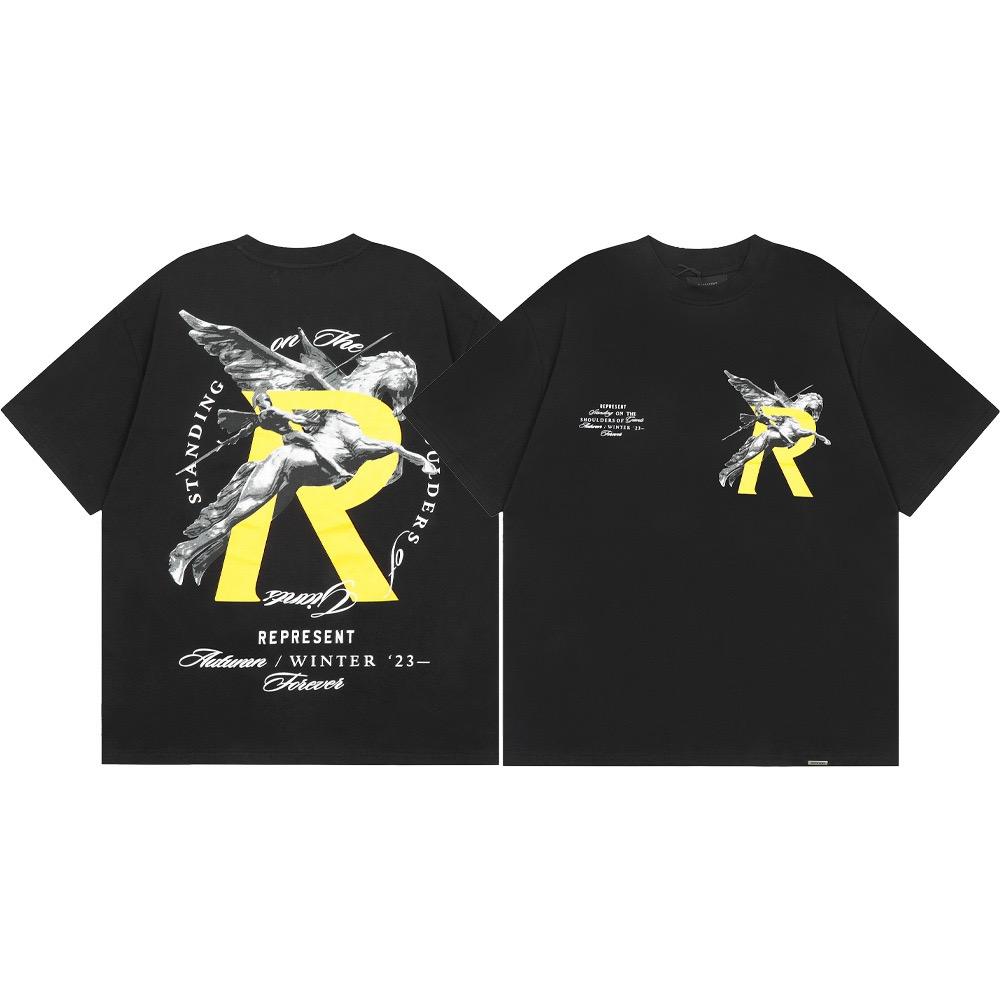 ZYLLO  Y2K Cotton T-Shirt Harajuku Letter Print Oversized Punk Tee Hip Hop Streetwear Short Sleeve Clothes