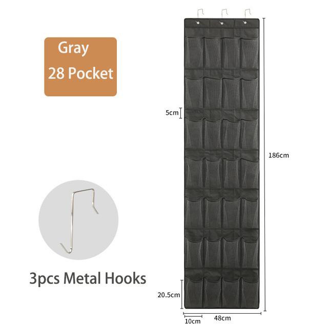 24.12.28 Mesh-Taschen zum Aufhängen an der Wand, Schuh-Organizer, Rack über der Tür, Stoffschrank, Schrank, Kleinigkeiten, Schuh-Aufbewahrungstasche