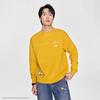 Lee Sweatshirts Men's Yellow Crew Neck Moderate Regular LMT006907CST00FA05171