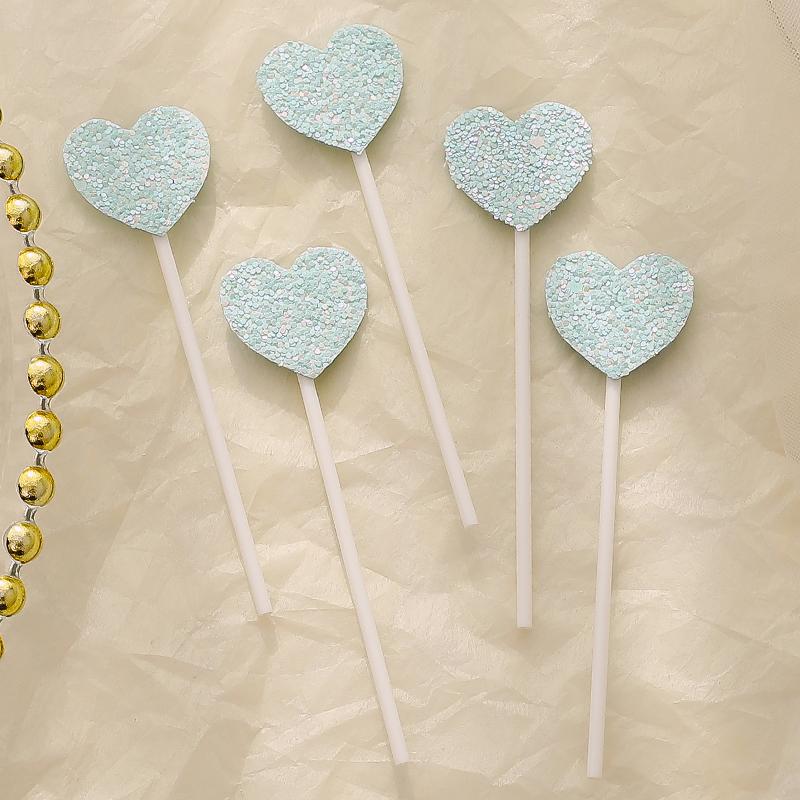 3D Cloud Cake Decorations: Dessert Flags & Fluffy Ball Inserts