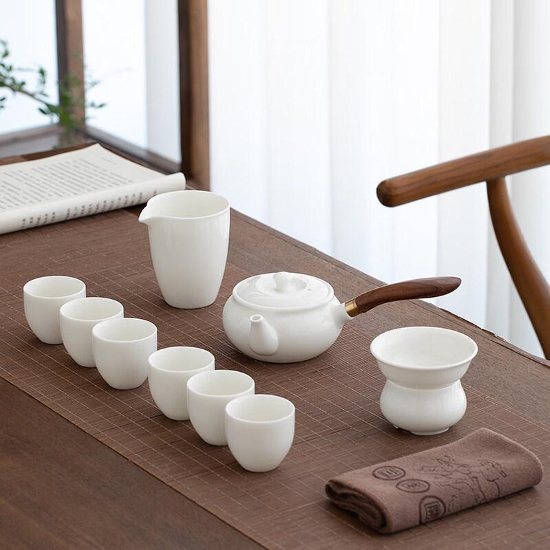 Chaxun White Porcelain Tea Set Gift Box Collection